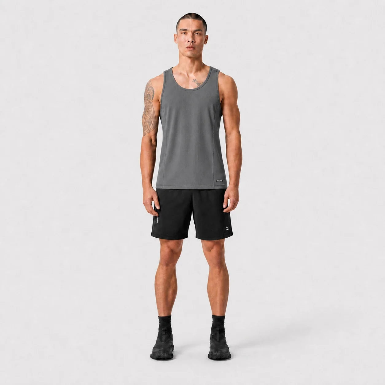 Tank top hombre VALTIK TITAN V2 Gris Oxford - vista frontal 2