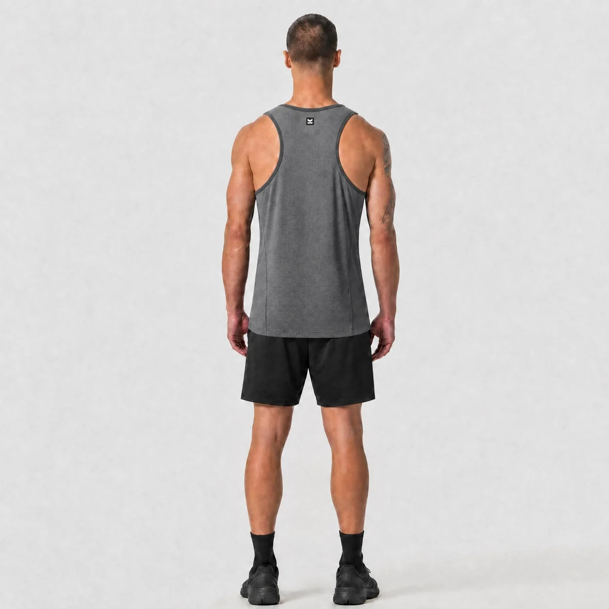 Tank top hombre VALTIK TITAN V2 Gris Oxford - reverso 1