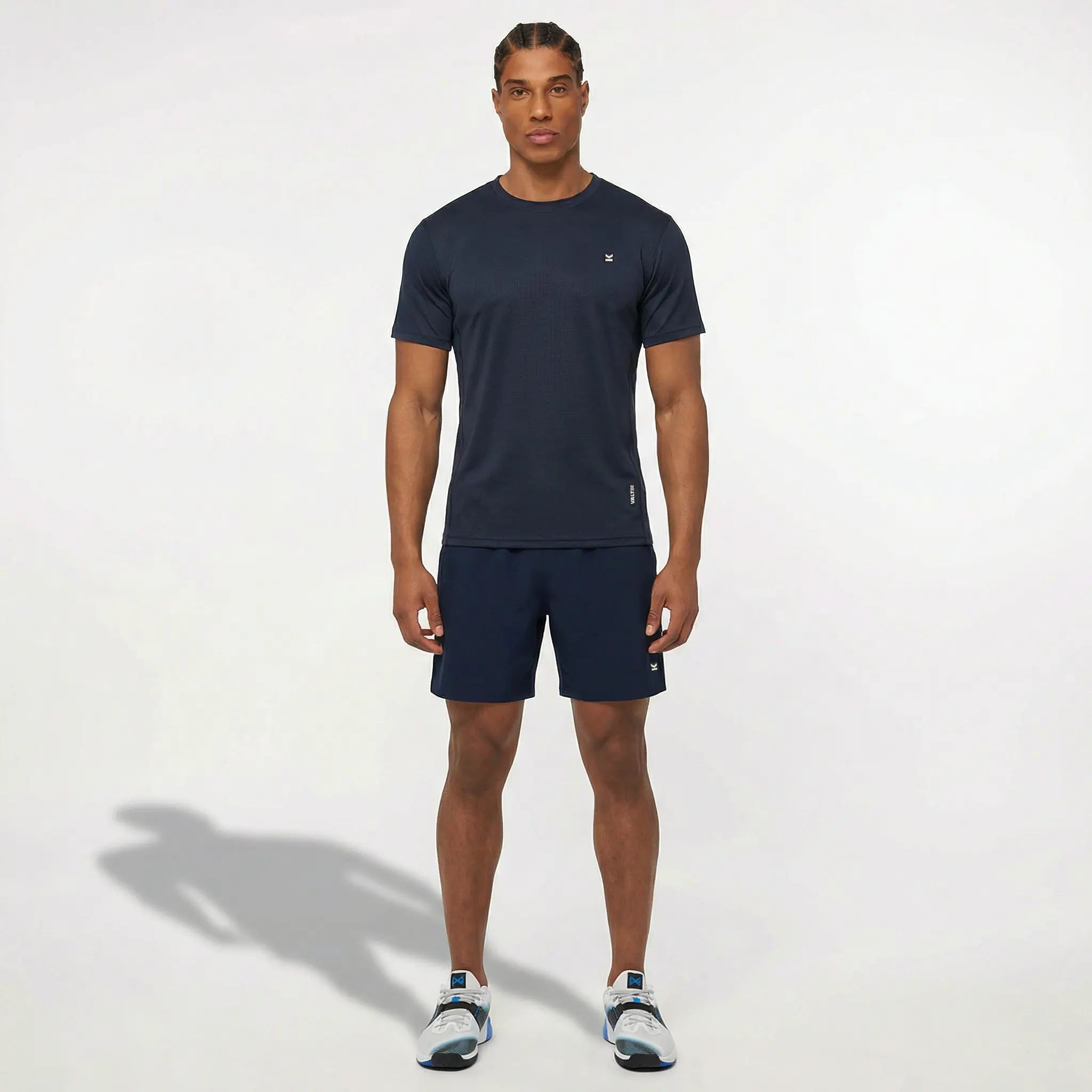 Camiseta manga corta hombre VALTIK AIRFLEX V2 Azul Marino - modelo