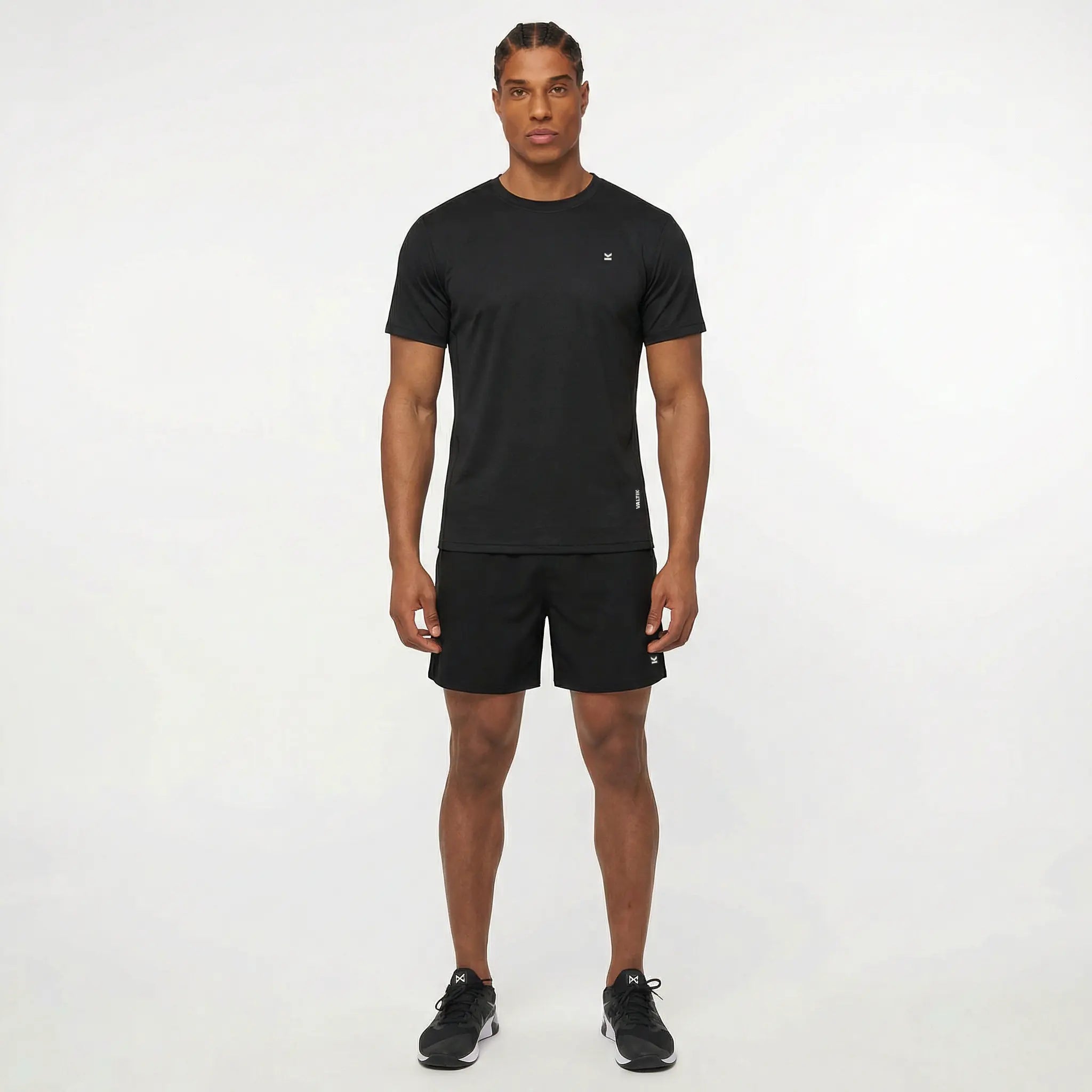 Camiseta manga corta hombre VALTIK AIRFLEX V2 Negro - modelo