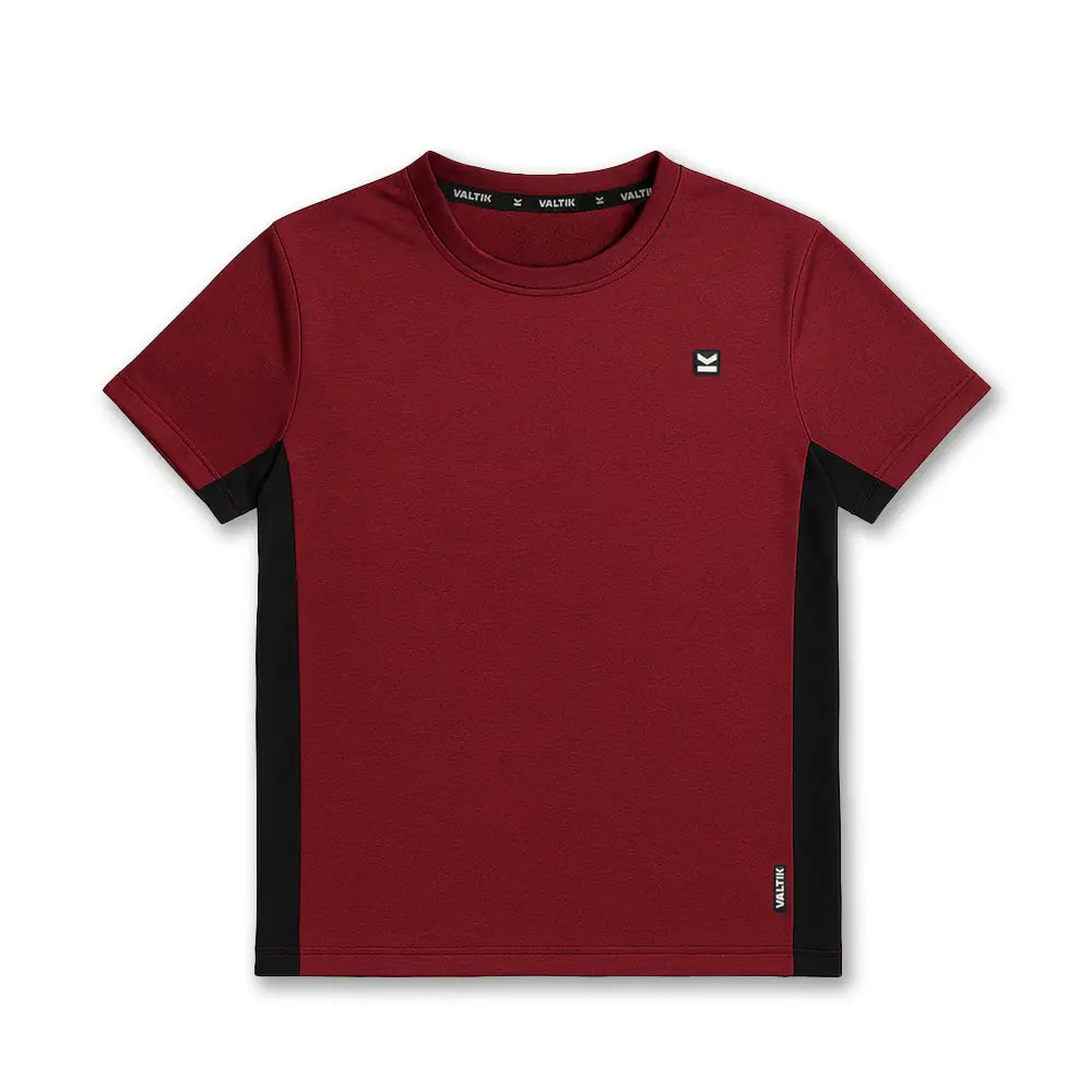 Camiseta manga corta hombre VALTIK CHAMP V2 Rojo - detalle