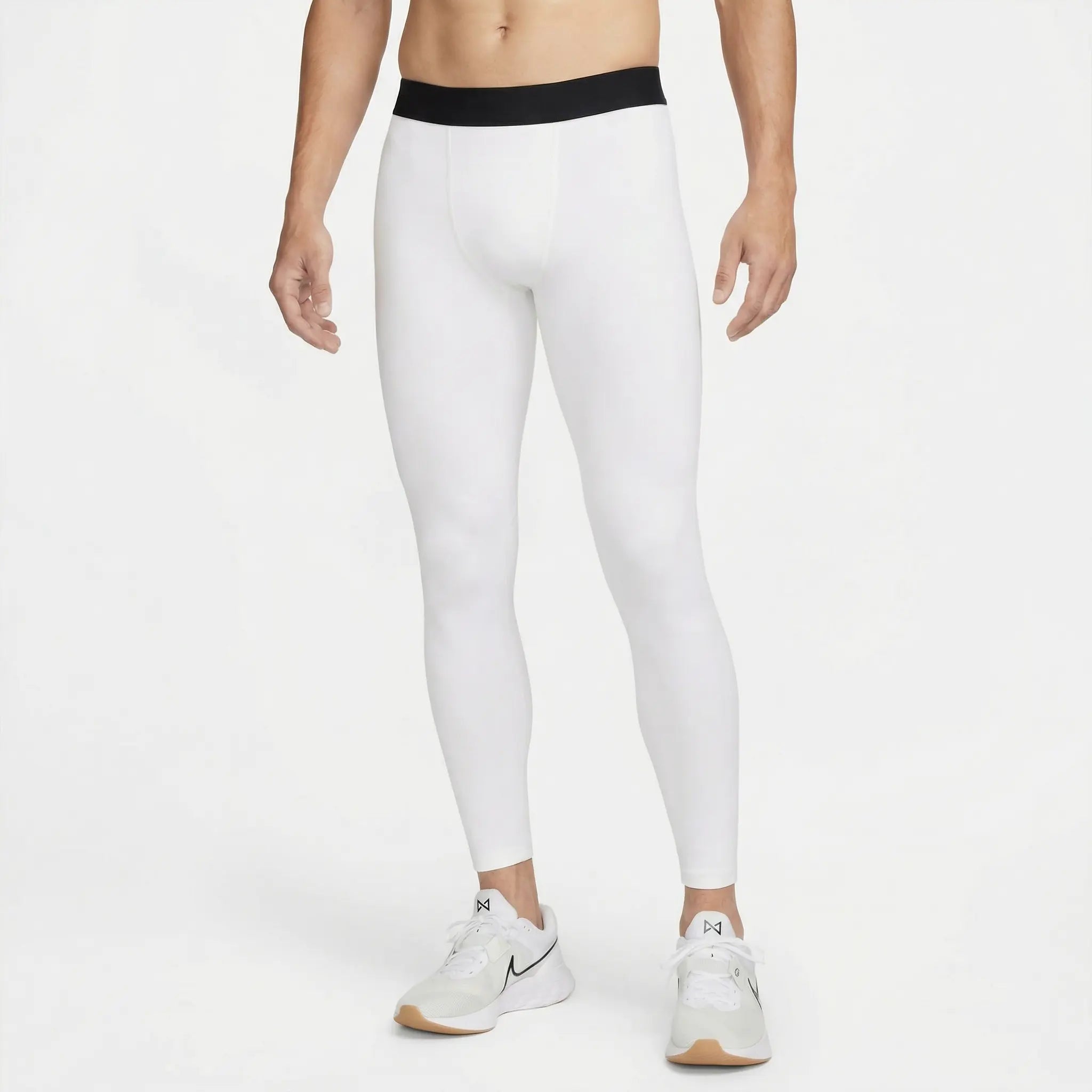 Legging hombre VALTIK VORTEX Blanco - vista frontal