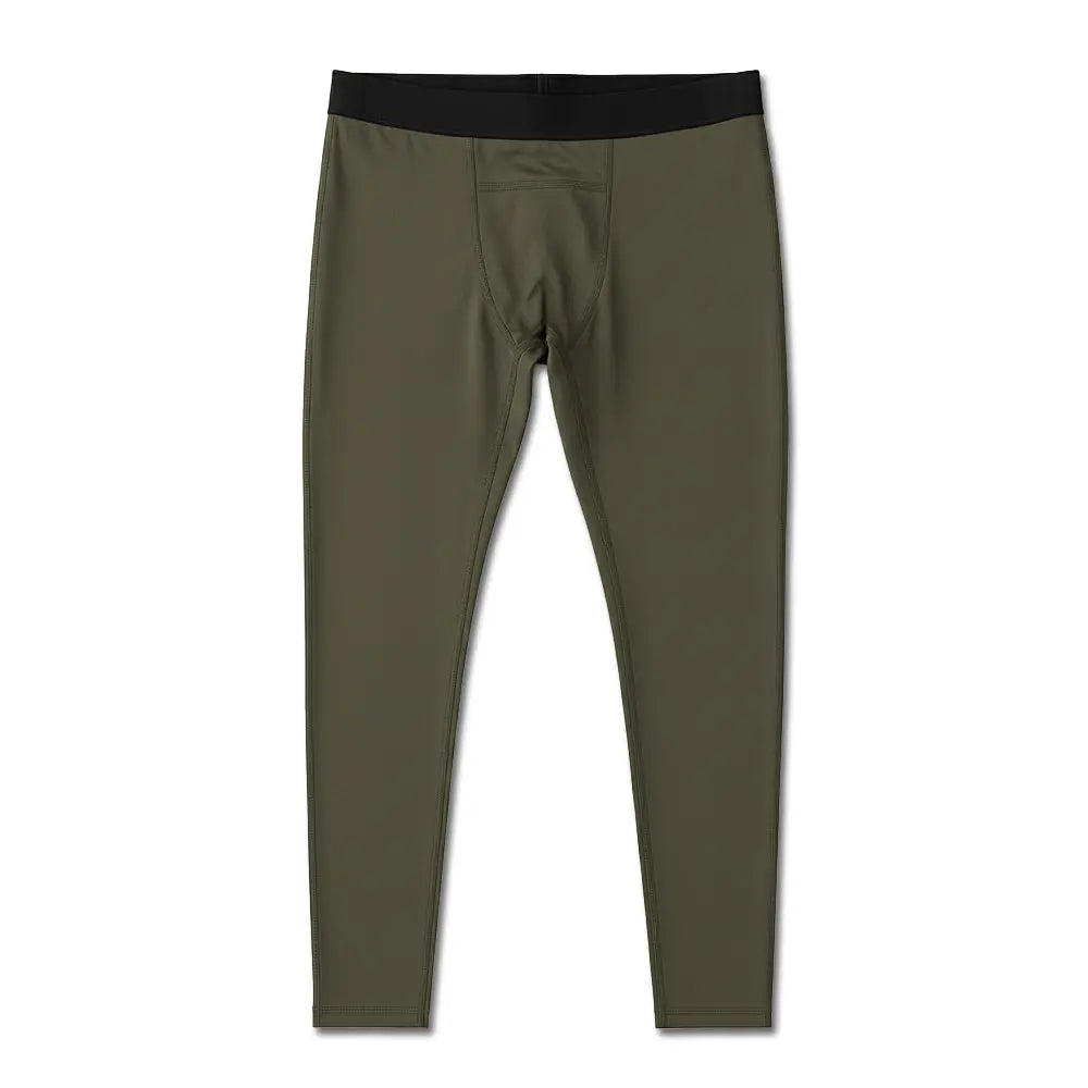 Legging hombre VALTIK VORTEX Verde Olivo - detalle