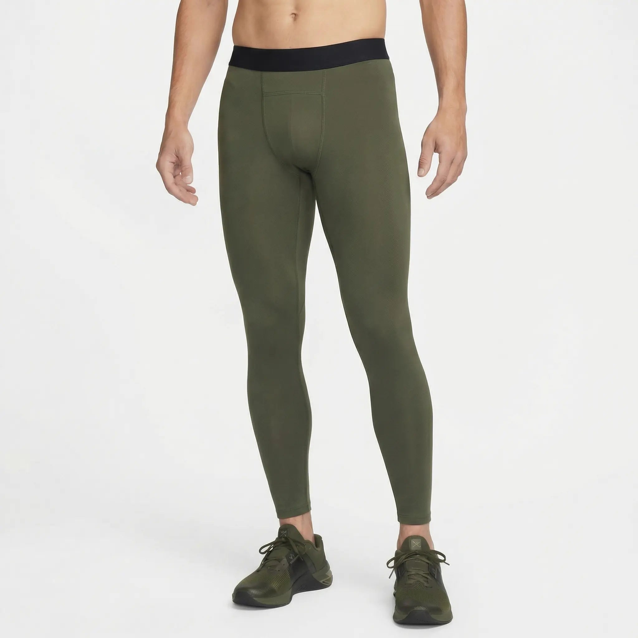Legging hombre VALTIK VORTEX Verde Olivo - vista frontal
