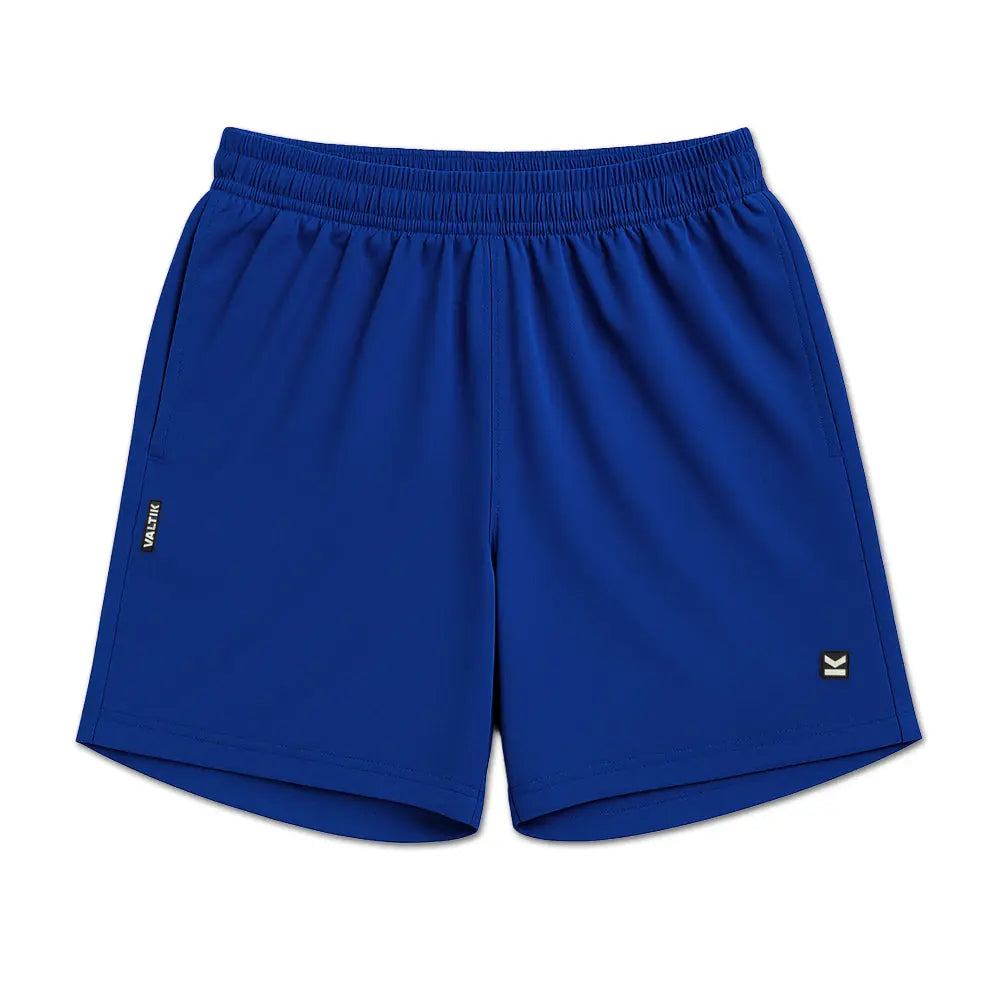 Short deportivo hombre VALTIK ICONIC V2 Azul Rey - detalle