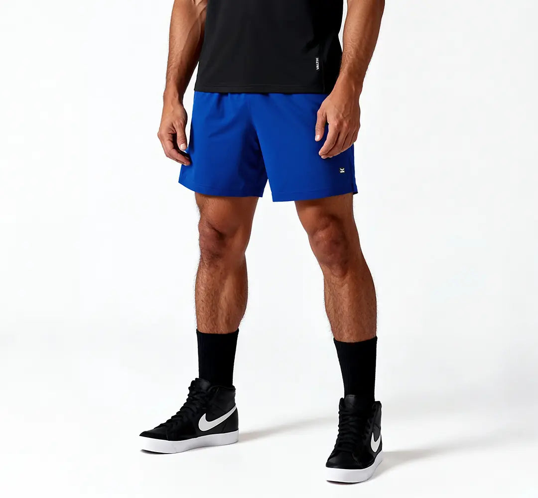 Short deportivo hombre VALTIK ICONIC V2 Azul Rey - vista frontal