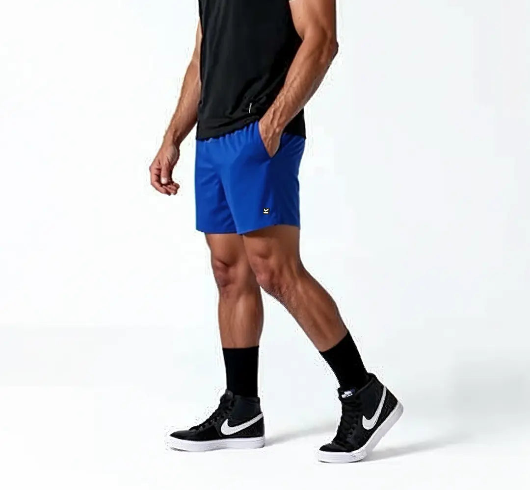 Short deportivo hombre VALTIK ICONIC V2 Azul Rey - vista lateral